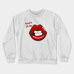 Red Lips Crewneck Sweatshirt